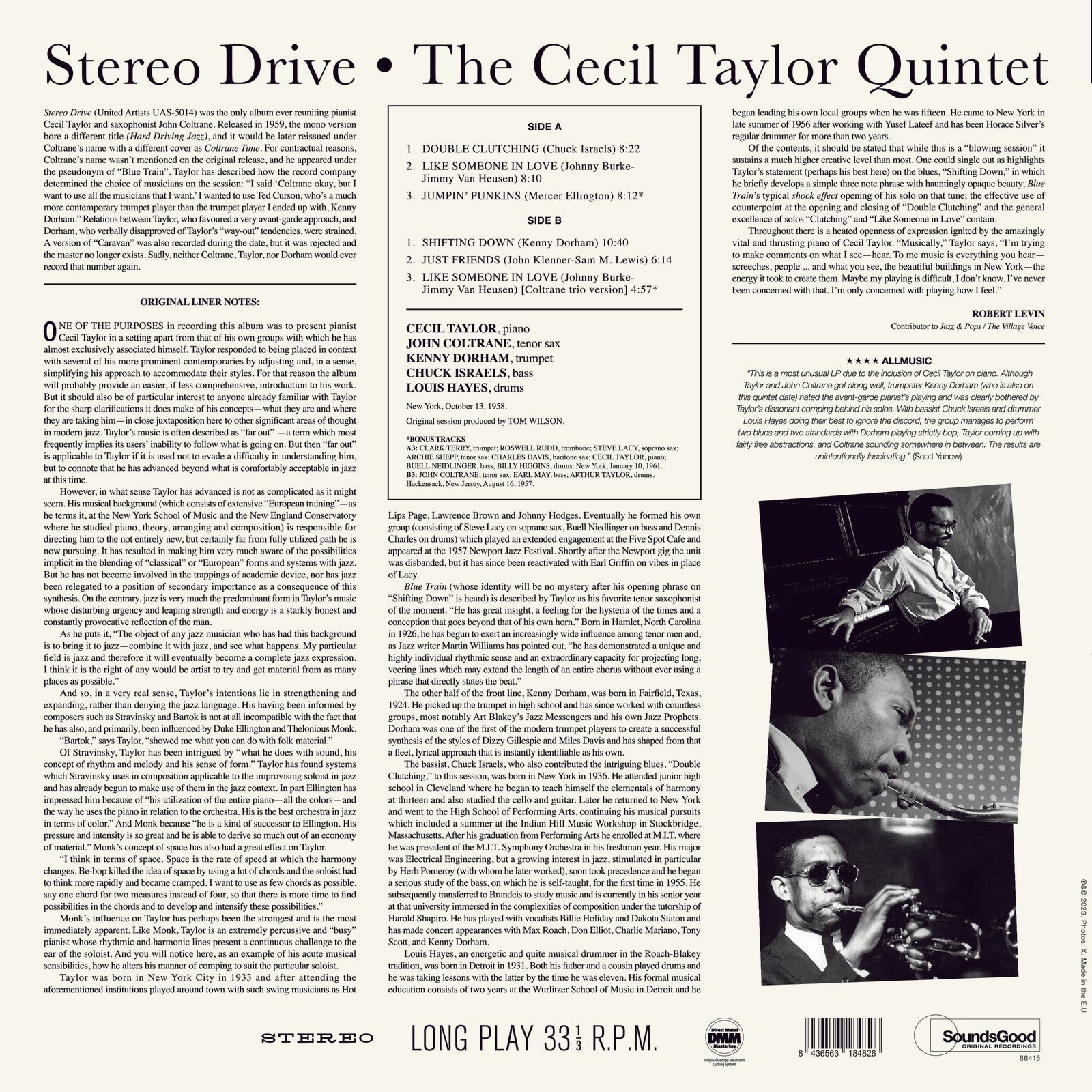 Cecil Taylor Quintet: Stereo Drive – Proper Music