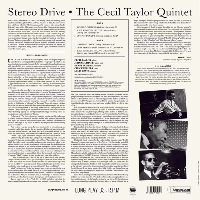 Cecil Taylor Quintet - Stereo Drive - 66415