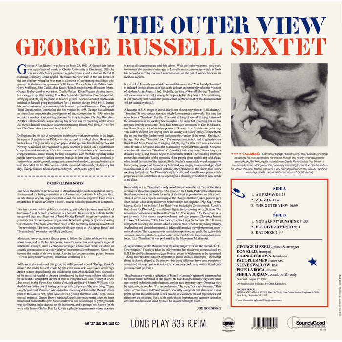 George Russell Sextet - The Outer View - 66418