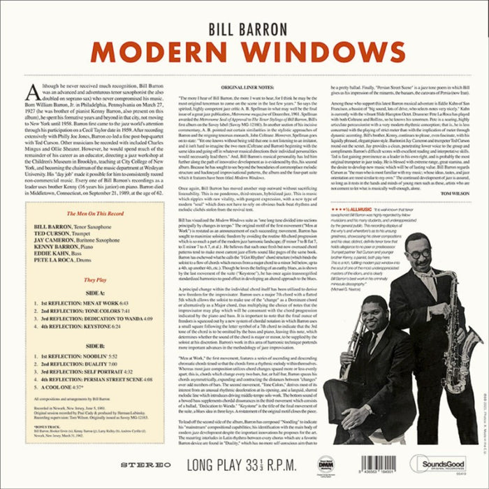 Bill Barron - Modern Windows - 66419