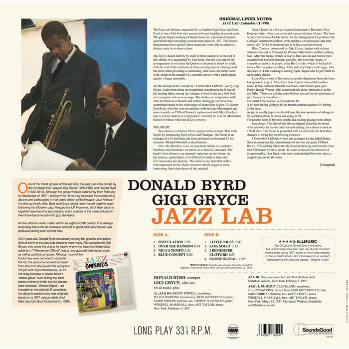 Donald Byrd & Gigi Gryce - Jazz Lab (Limited Edition) - 66420