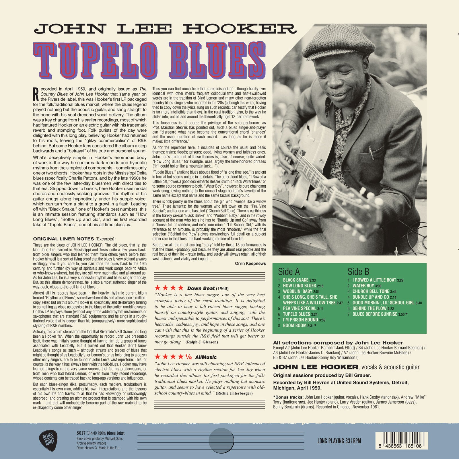 John Lee Hooker: Tupelo Blues – Proper Music