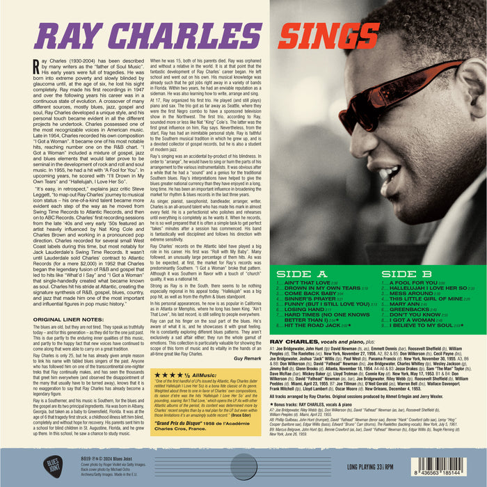 Ray Charles - Sings - 8019