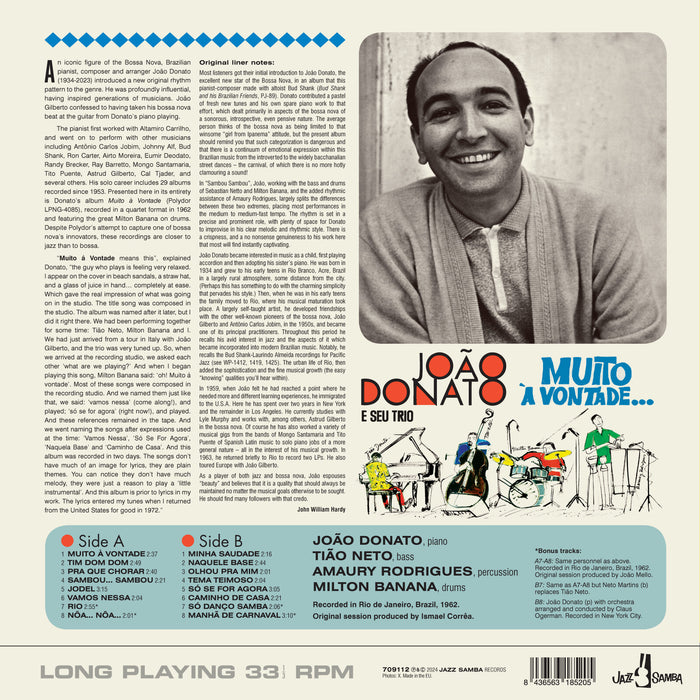 Joao Donato - Muito A Vontade - 709112