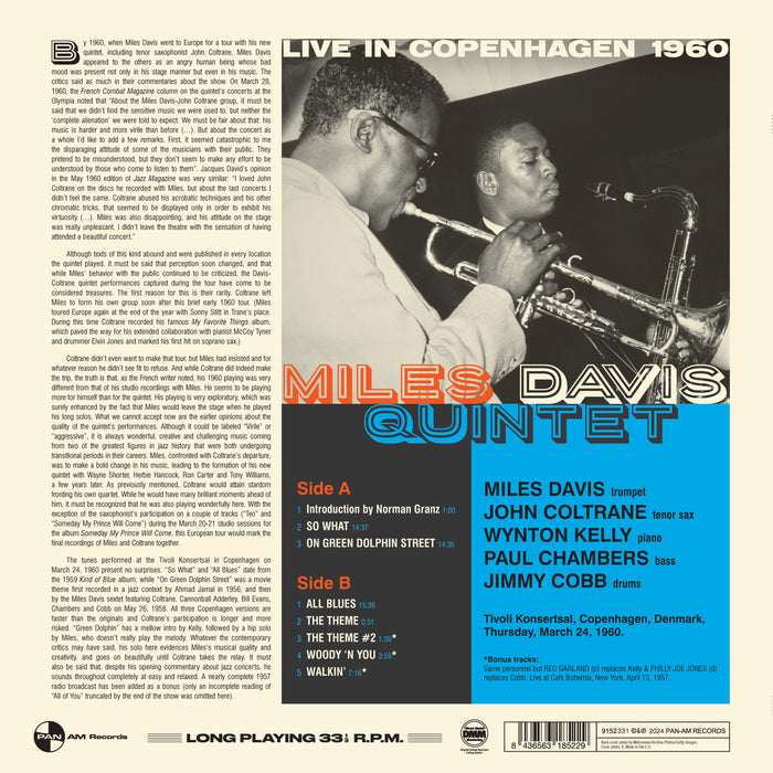Miles Davis Quintet & John Coltrane - Live In Copenhagen 1960 - 9152331