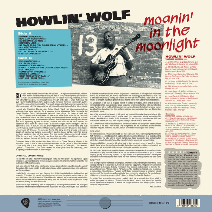 Howlin' Wolf - Moanin' In The Moonlight - 8022