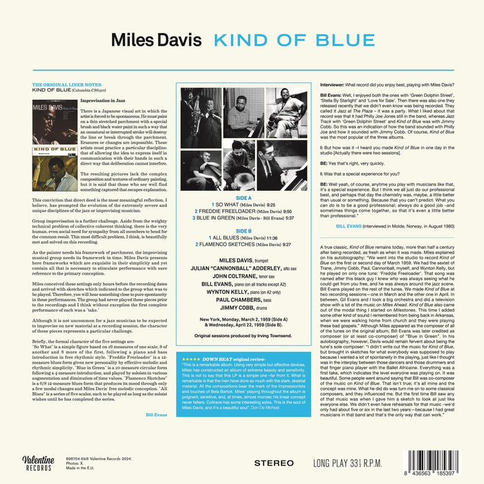 Miles Davis - Kind Of Blue - 896704