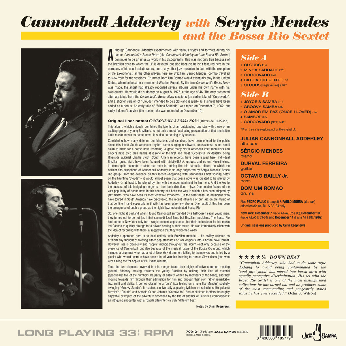 Cannonball Adderley & Sergio Mendes - And The Bossa Rio Sextet - 709121