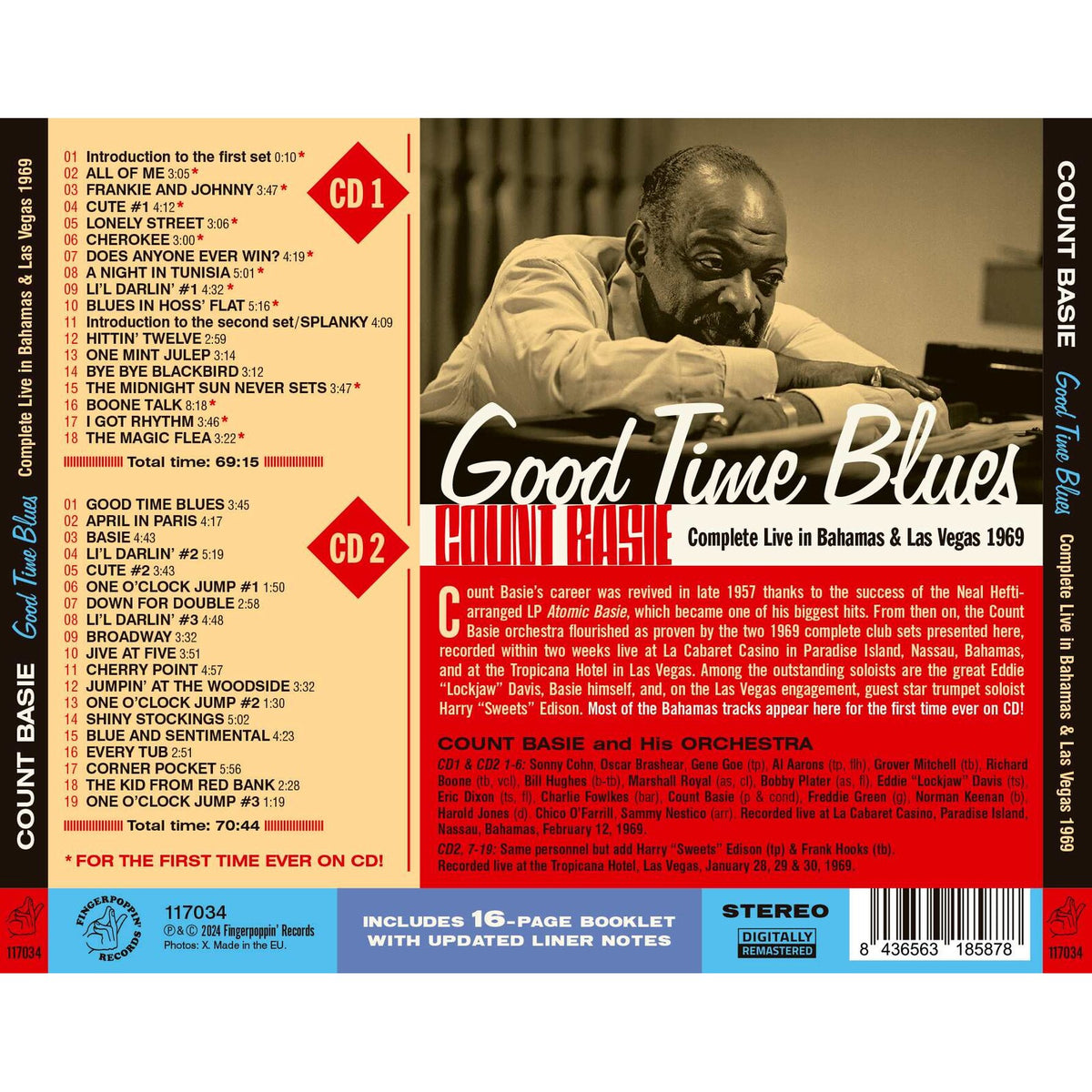 Count Basie - Good Time Blues - Complete Live in Bahams & Las Vegas 1969 - 117034