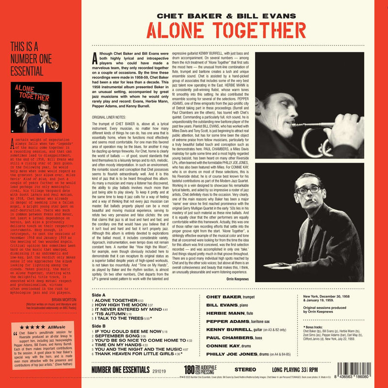 Chet Baker & Bill Evans - Alone Together - 291019