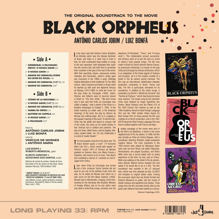 Antonio Carlos Jobim & Luis Bonfa - Black Orpheus - 709126