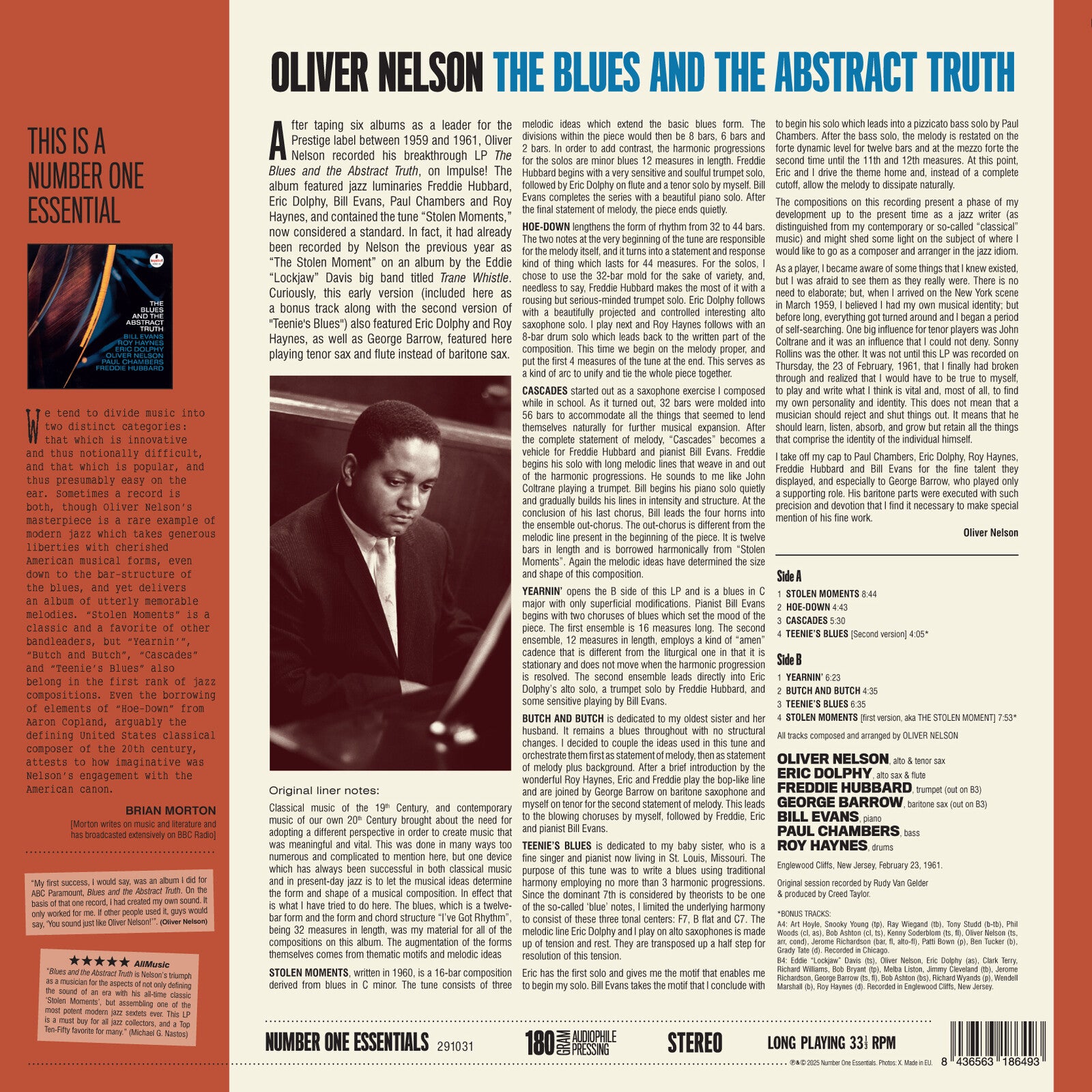 Oliver Nelson: The Blues and The Abstract Truth – Proper Music