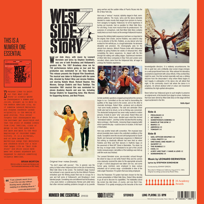 Leonard Bernstein - West Side Story (The Original Soundtrack Recording) - 291033
