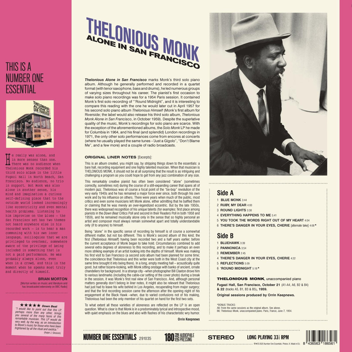 Thelonious Monk - Alone In San Francisco - 291035