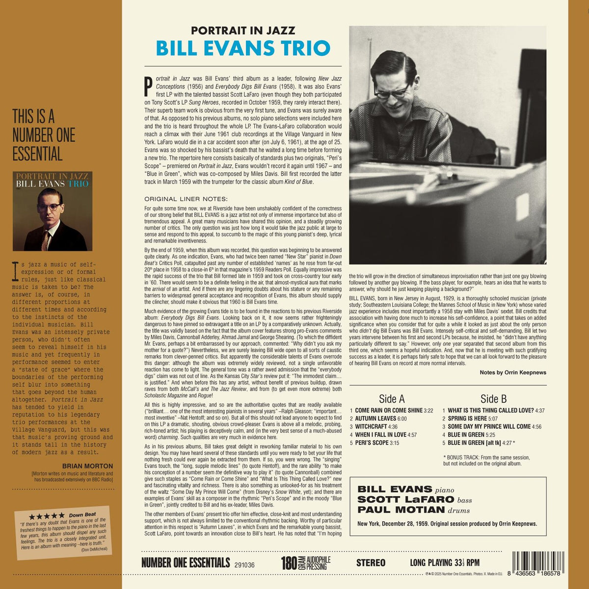 Bill Evans Trio - Portrait in Jazz - 291036