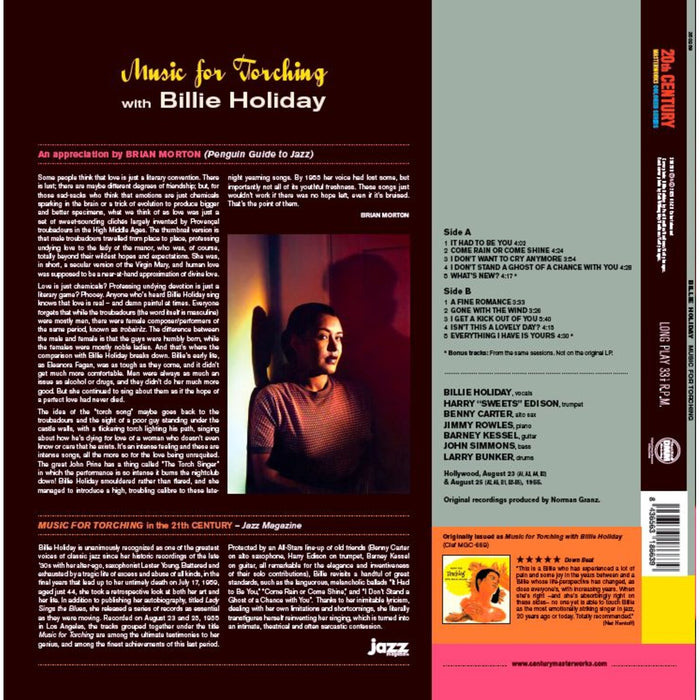 Billie Holiday - Music For Torching - 350289