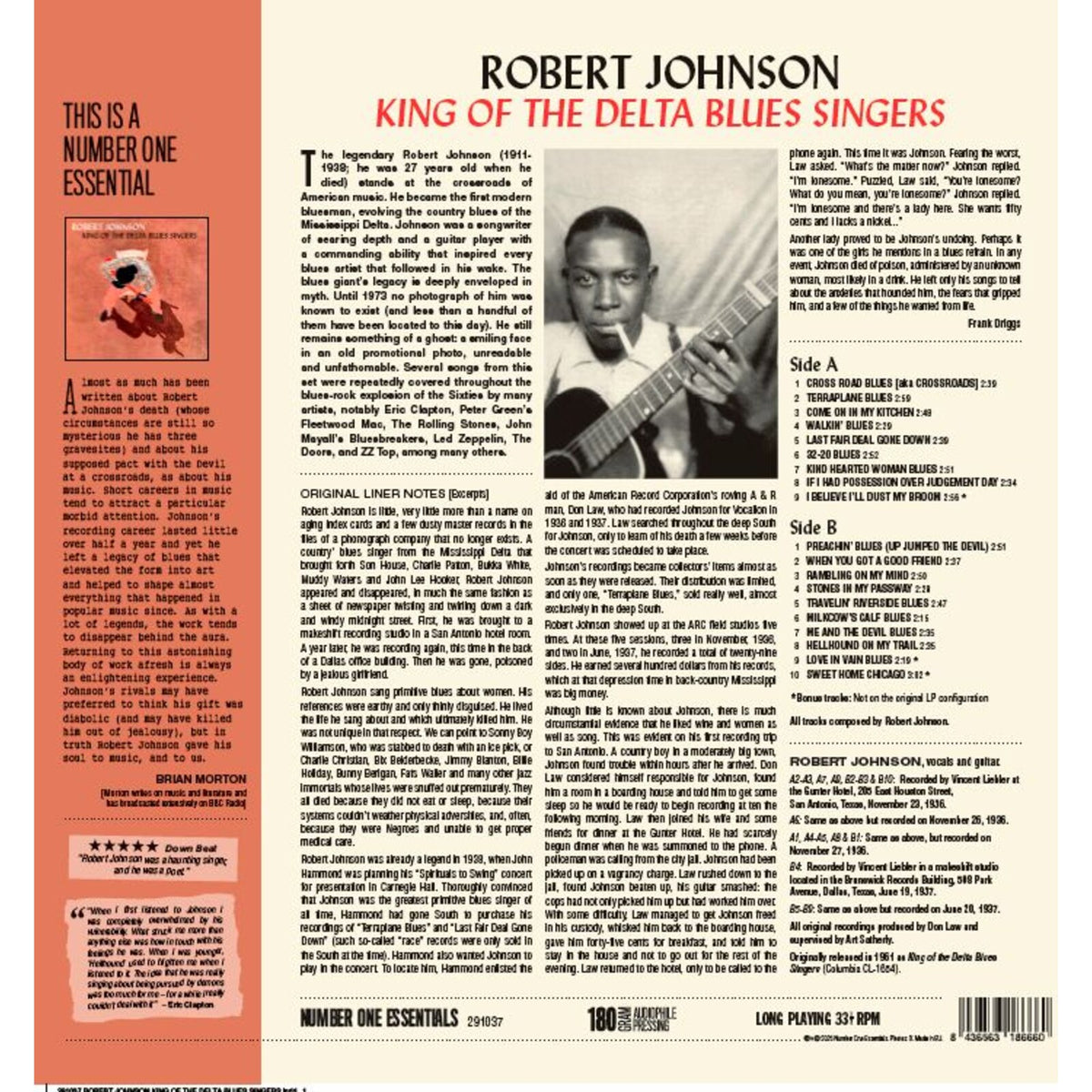 Robert Johnson - King Of The Delta Blues Singers - 291037