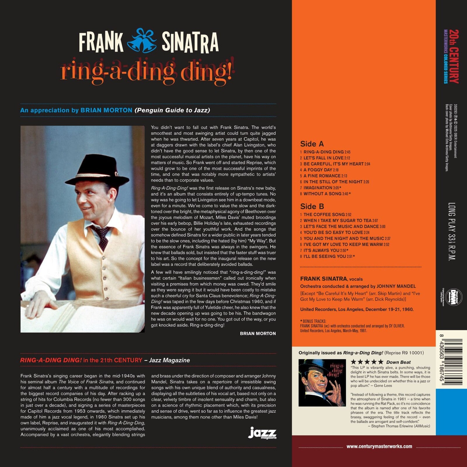 フランク・シナトラ　MORE　リンガ・ディン・ディン Frank Sinatra: Ring-a-Ding Ding! – Proper Music