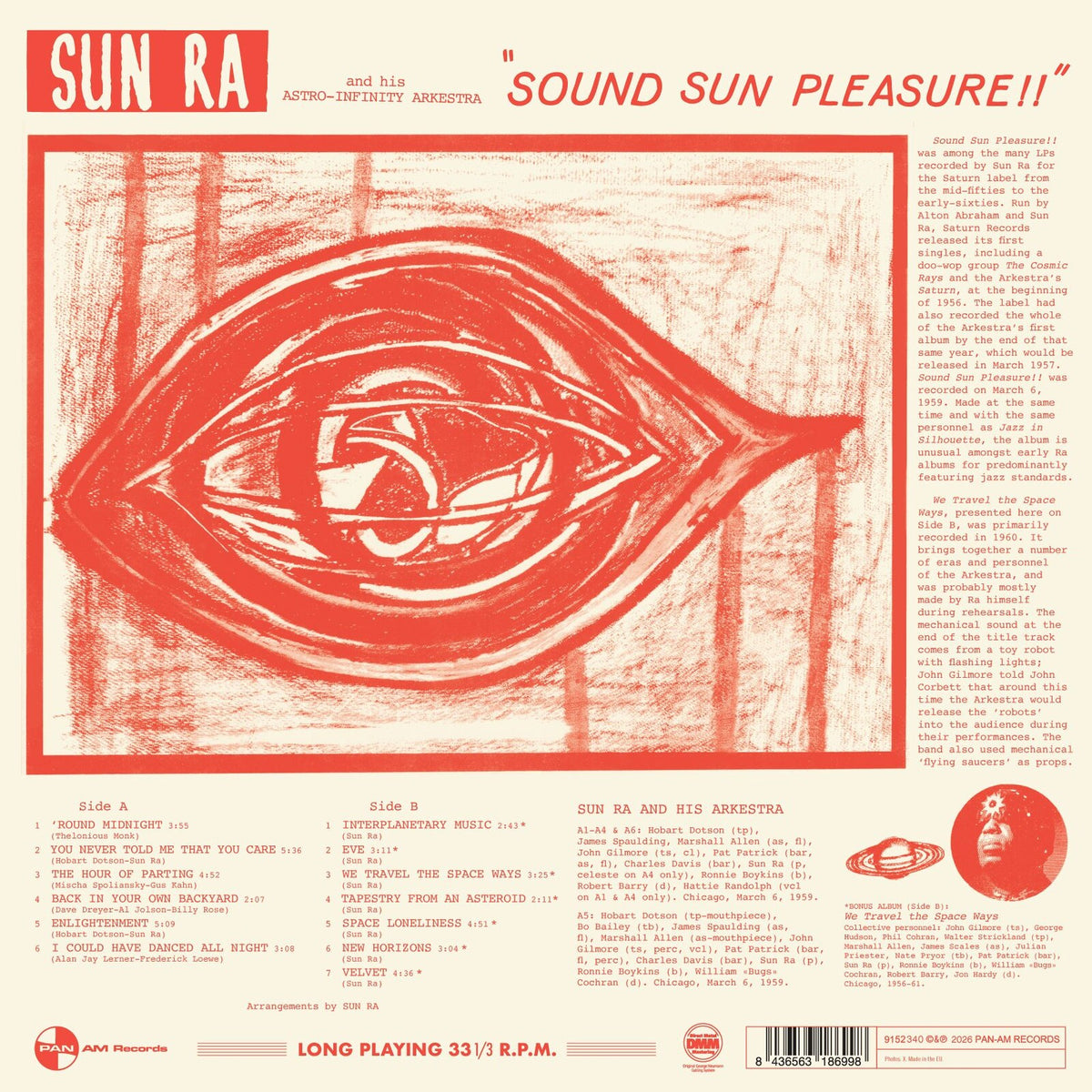 Sun Ra - Sound Sun Pleasure!! + We Travel The Space Ways - 9152340