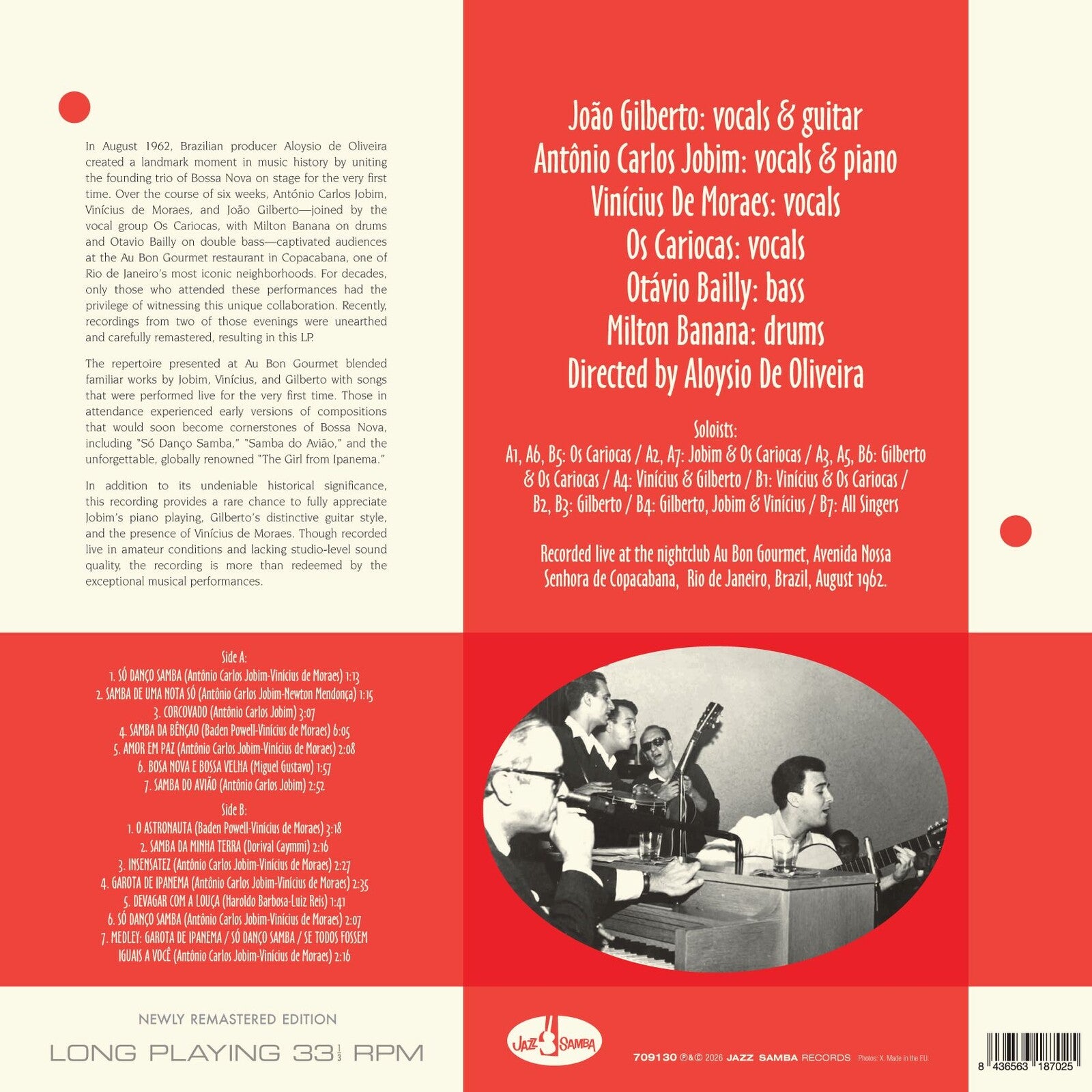 Tom Jobim Sings Vinicius(中古品) Tom Jobim, Vinicius De Moraes & Joao Gilberto: Um Encontro
