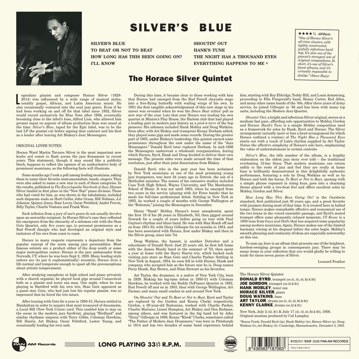 Horace Silver - Silver's Blue - 9152341