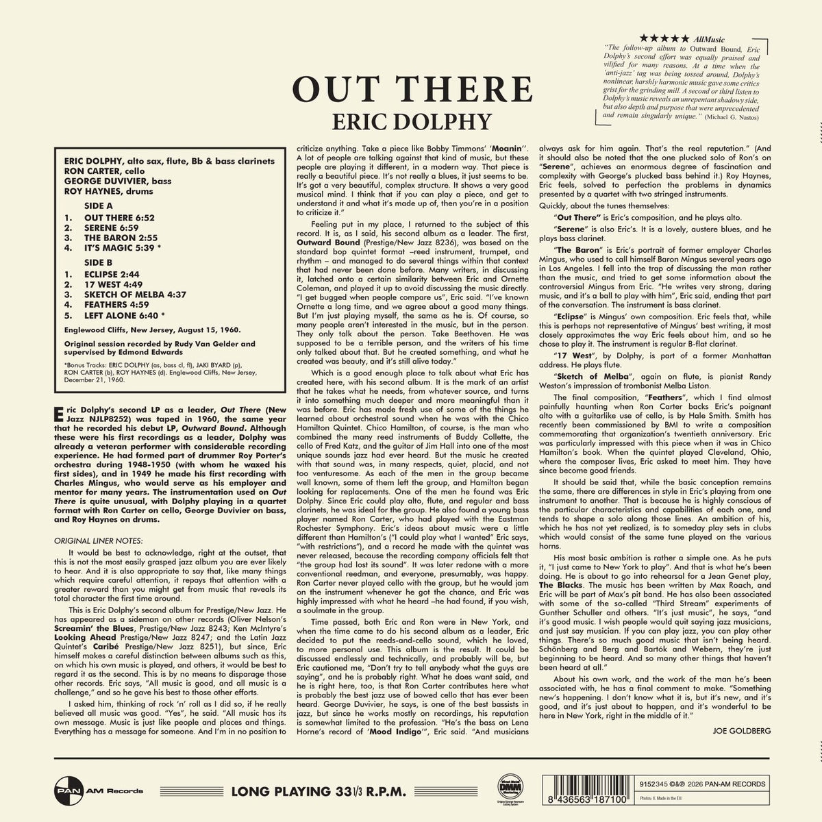 Eric Dolphy - Out There - 9152345