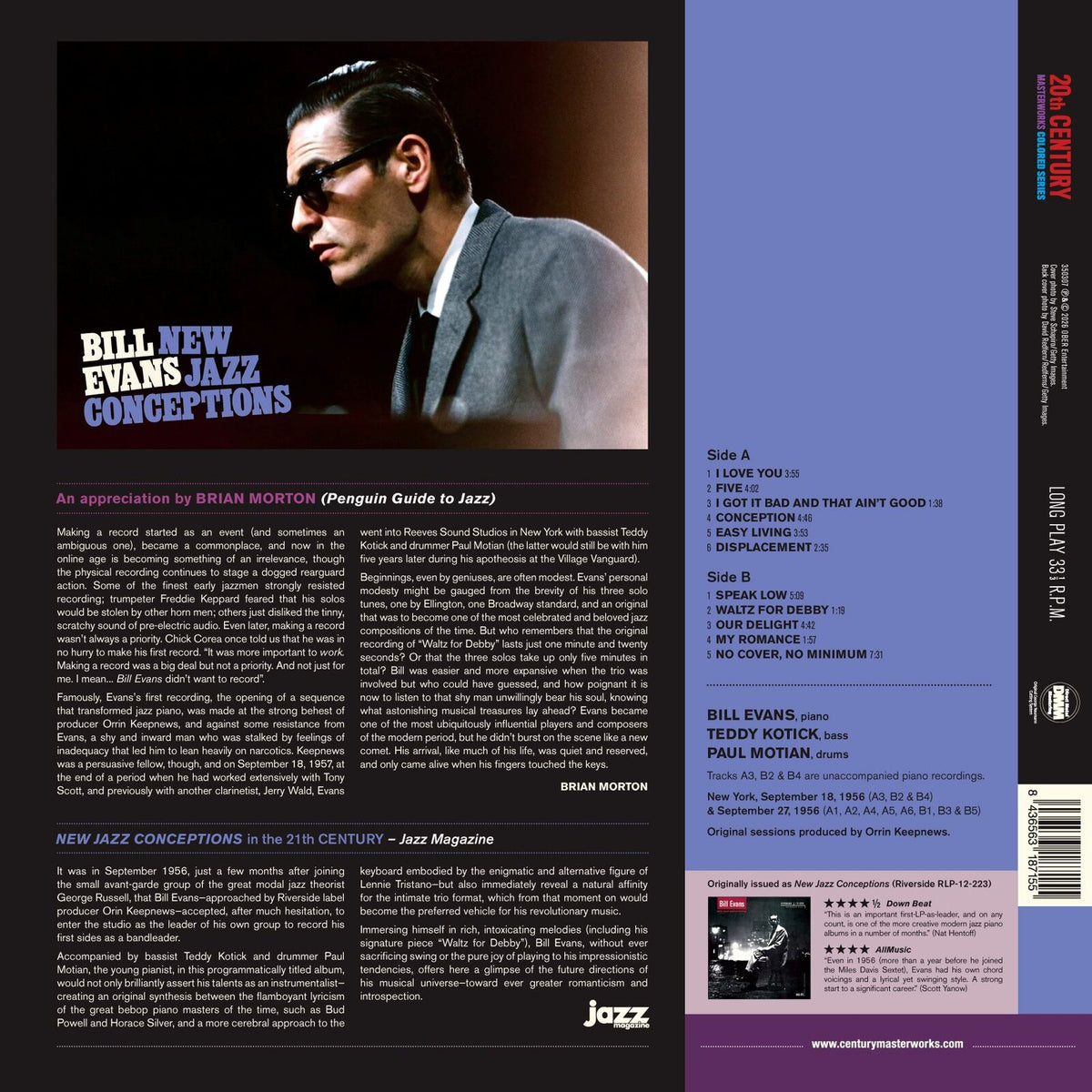 Bill Evans - New Jazz Conceptions - 350307