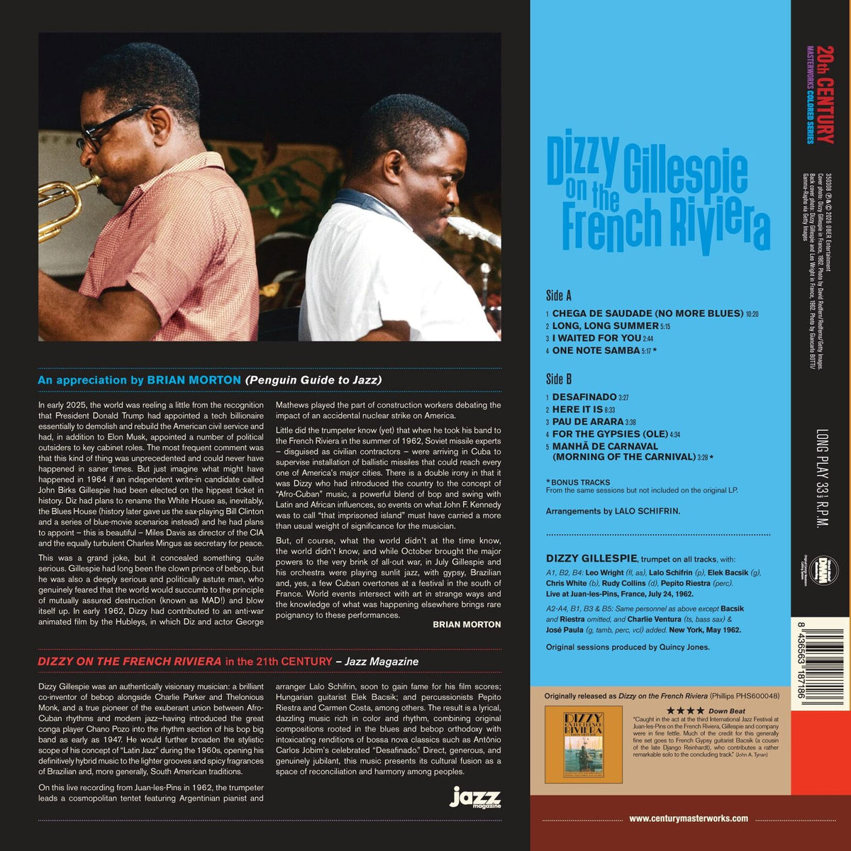 Dizzy Gillespie - On The French Riviera - 350308