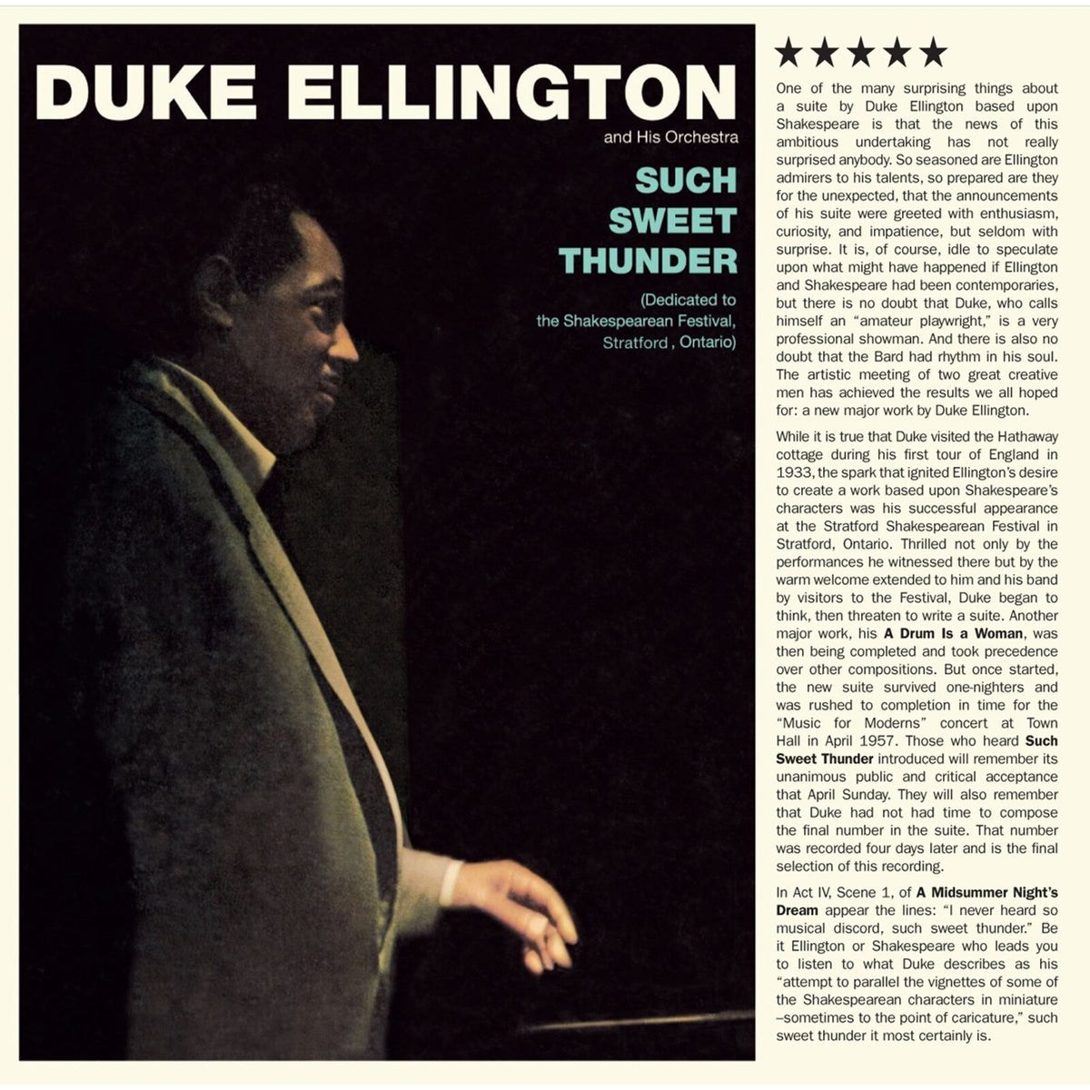 Duke Ellington - Such Sweet Thunder + 3 Bonus Tracks! - 81253