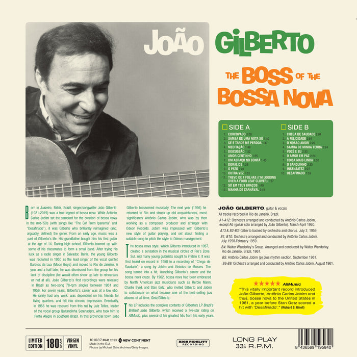 Joao Gilberto - The Boss Of The Bossa Nova - 101037