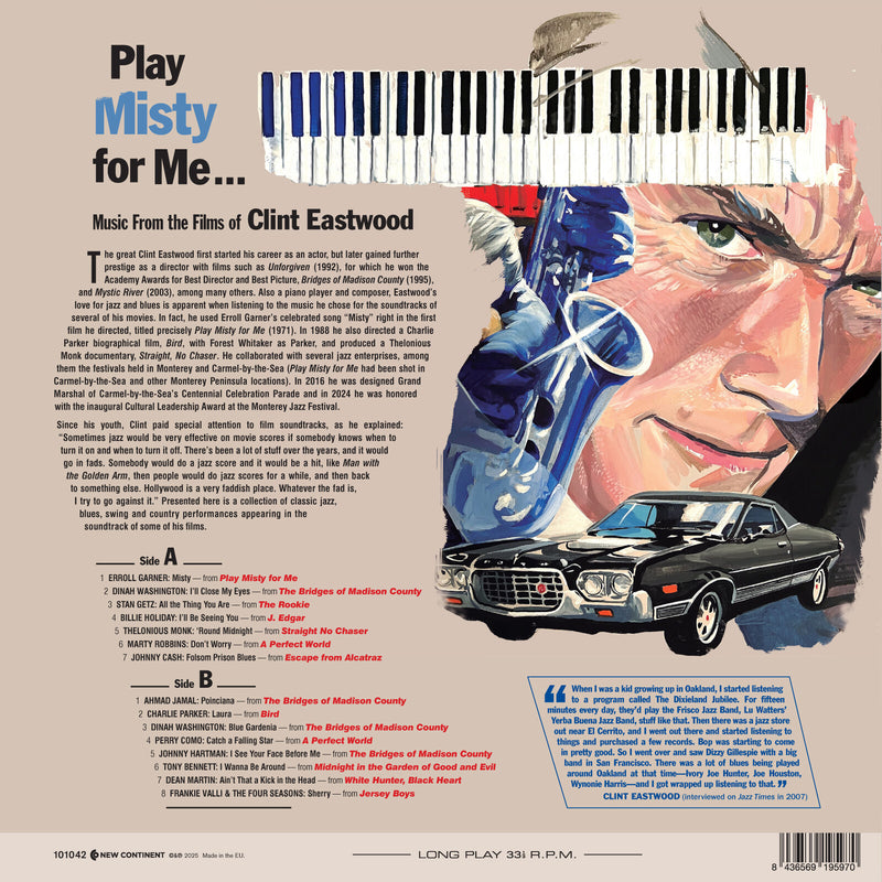 Various Artists - Play Misty for Me - Music from the Films of Clint Eastwood - 101042