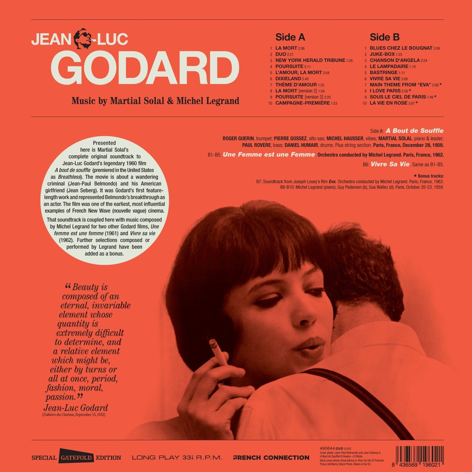 Jean-Luc Godard: A Bout de Souffle & Other Film Soundtracks