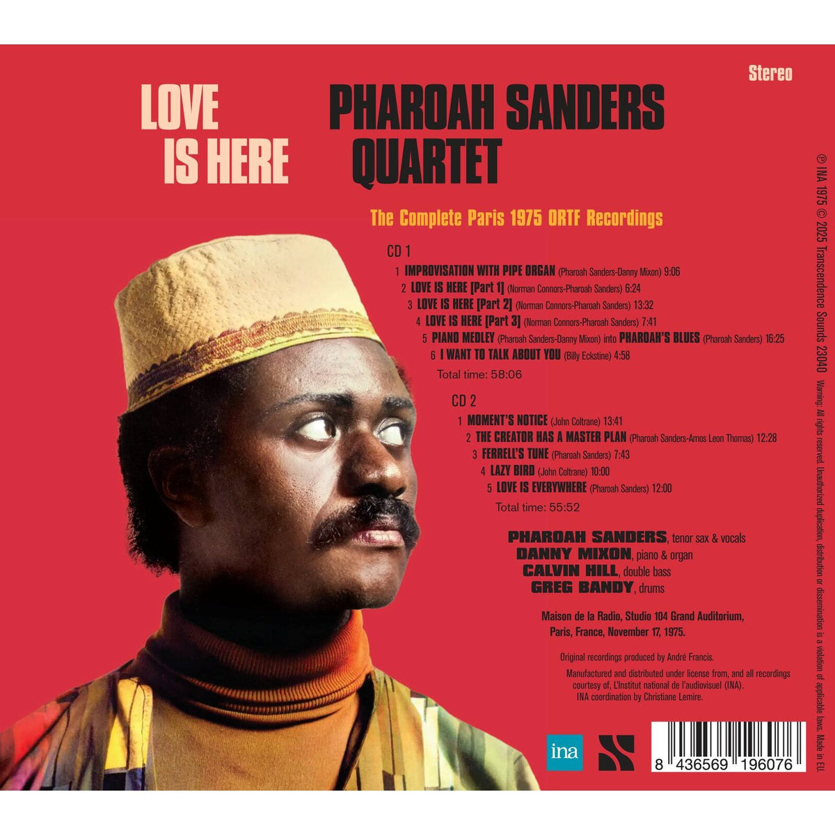 Pharoah Sanders - Love is Here - The Complete Paris 1975 ORTF Recordings - 23040