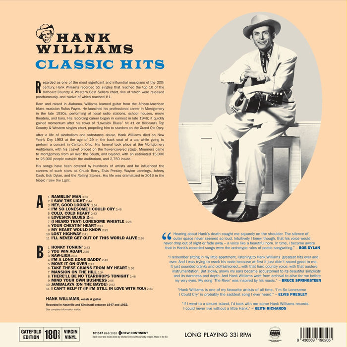 Hank Williams - Classic Hits - 648083