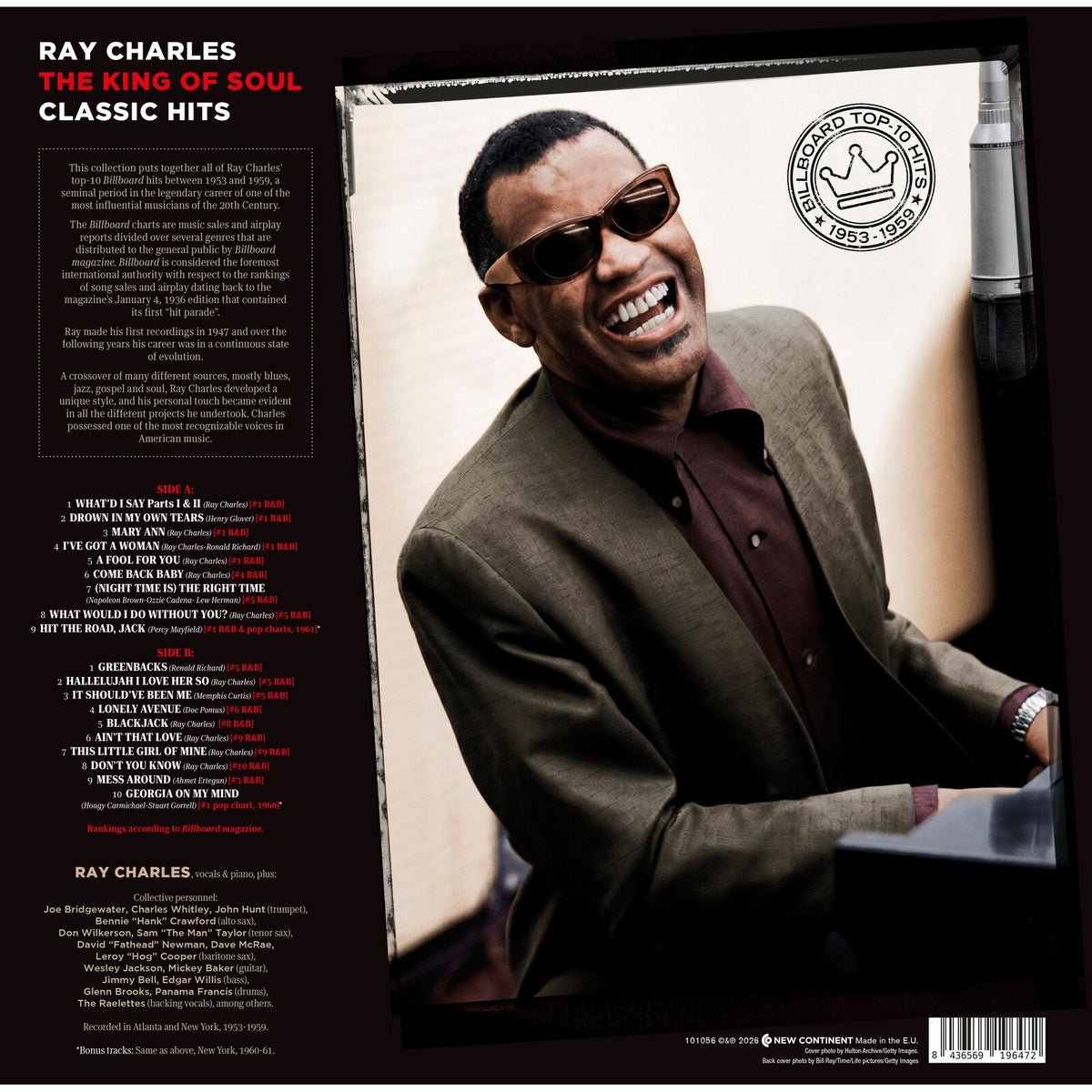 Ray Charles - The King Of The Soul - Classic Hits - 101056