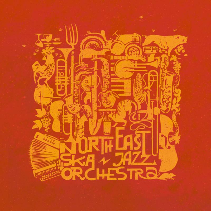 LP North East Ska Jazz Orchestra Stompin &amp; Rollin BR039LP BRIXTON 未開封 /00260 a2232193454_10.jpg