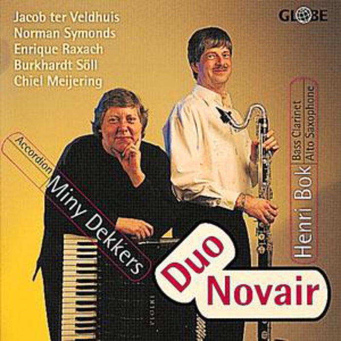 Duo Novair - Works for bass clarinet or alto saxonphone and acc - GLO5138
