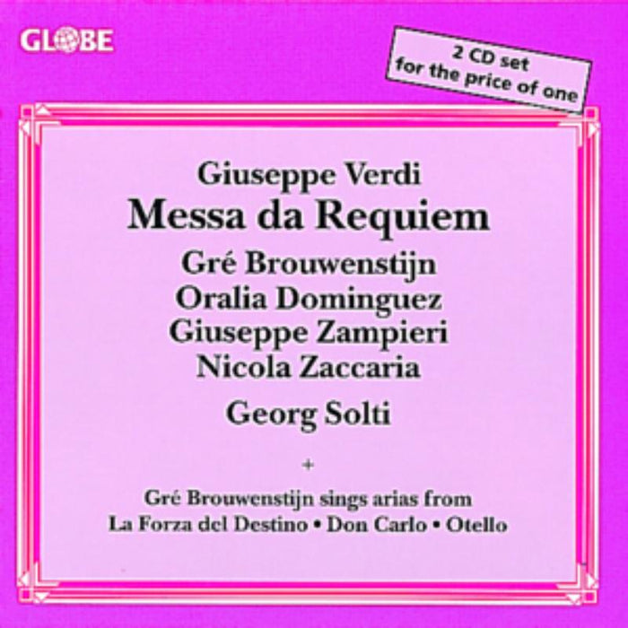 Chorus and Orchestra of the WDR/ Brouwenstijn - Messa da Requiem - GLO5141