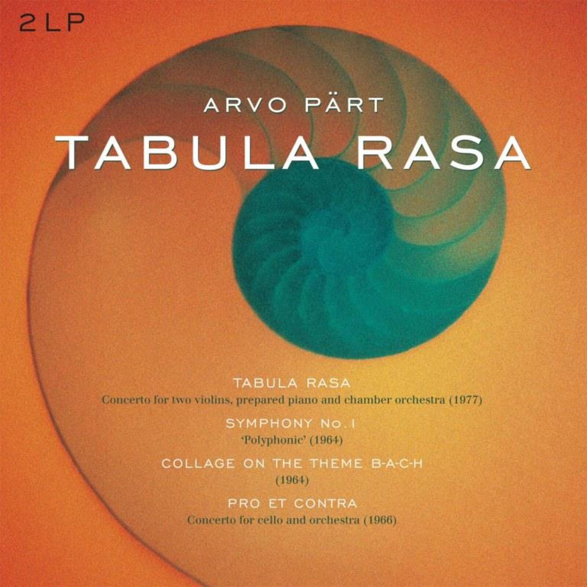 CONGRESS ORCHESTRA - ARVO PART: TABULA RASA - VPL80121