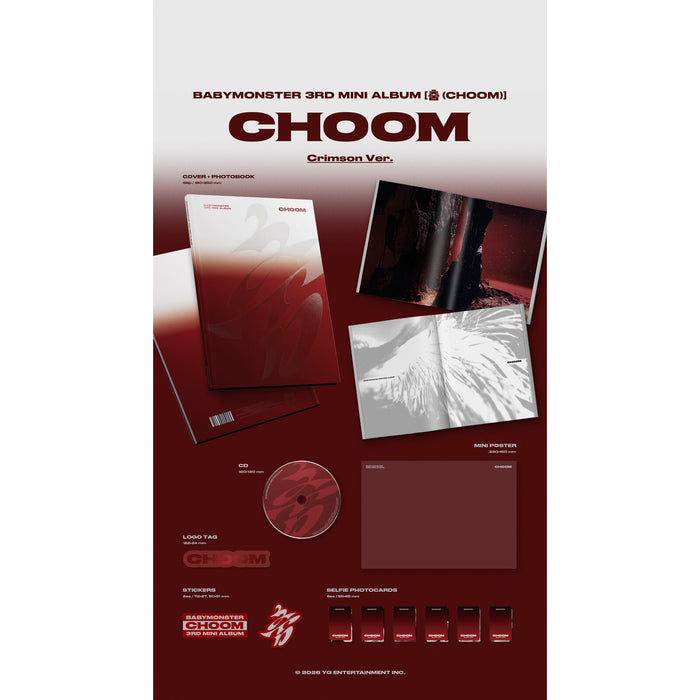 BABYMONSTER - 3rd MINI ALBUM (CHOOM) - YGP0775-1