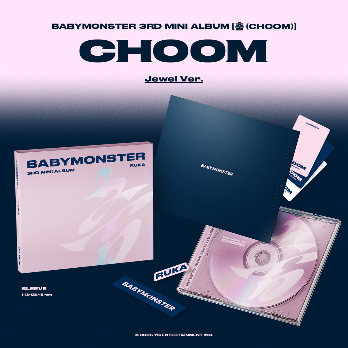 BABYMONSTER - 3rd MINI ALBUM (CHOOM) - YGP0776-2