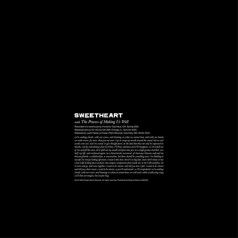 Sweetheart - The Process of Making Us Well - EW018