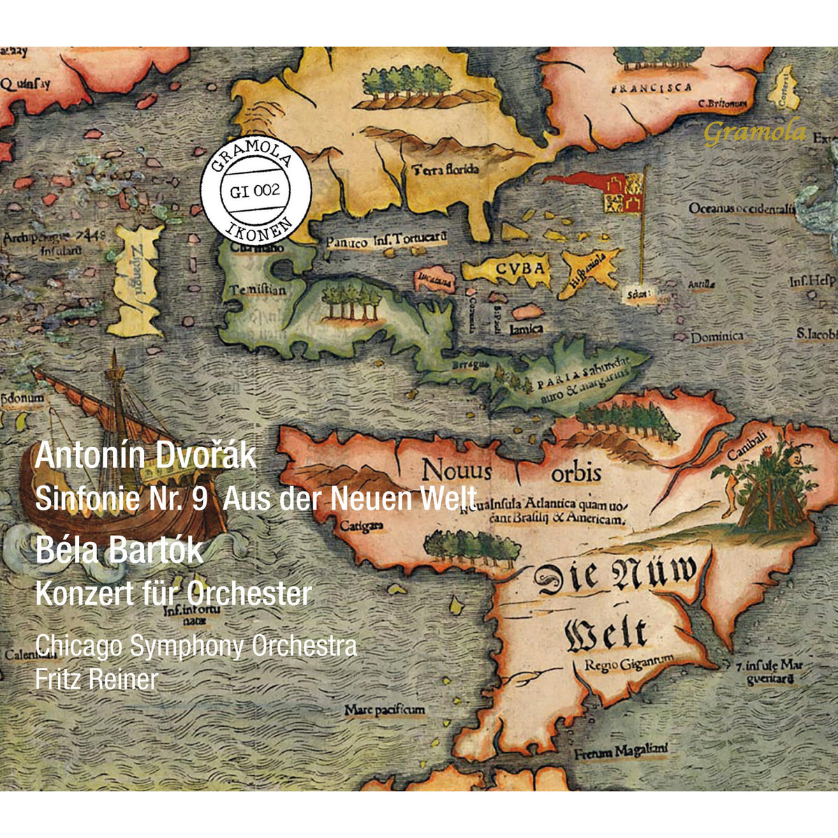 Chicago Symphony Orchestra; Fritz Reiner - Antonin Dvorak: Symphony No. 9 in E minor, Op. 95, 'From the New World' & Bela Bartok: Concerto for Orchestra - GRAMOLA92002