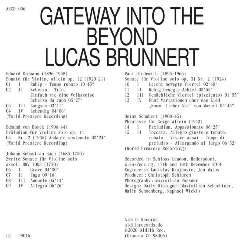 LUCAS BRUNNERT - Gateway into the Beyond - 98006