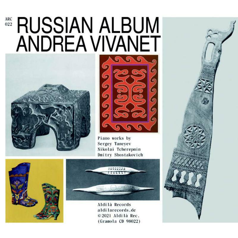 ANDREA VIVANET - Sergej Tanejew, Nikolai Tscherepnin, Dmitry Shostakovich, Russian Album - 98022