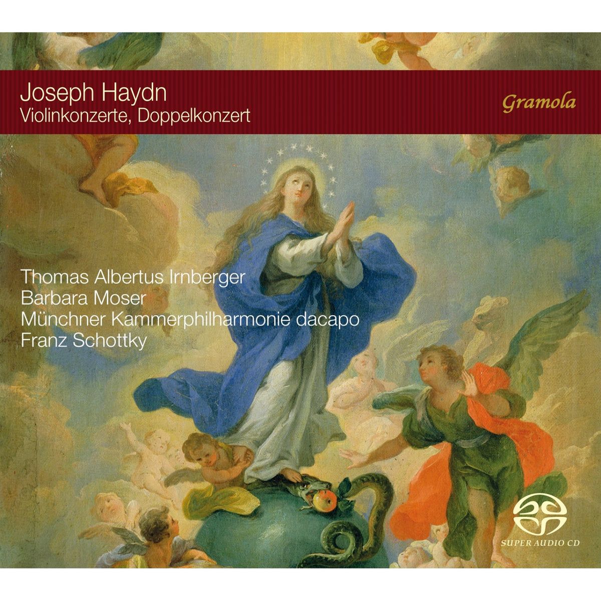 Thomas Albertus Irnberger; Barbara Moser; Munchner Kammerphilharmonie dacapo; Franz Schottky - Joseph Haydn: Violinkonzerte, Doppelkonzert - 99308