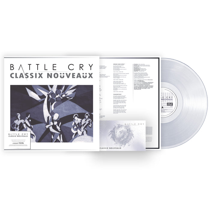 Classix Nouveaux - Battle Cry 12 Transparent Crystal Clear Vinyl Edition - BRED891