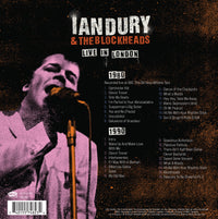 Ian Dury & The Blockheads - Live In London 1980 - EDSL0282