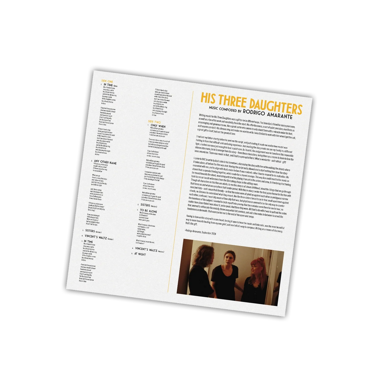 Original Soundtrack: His Three Daughters - MOVATM385C