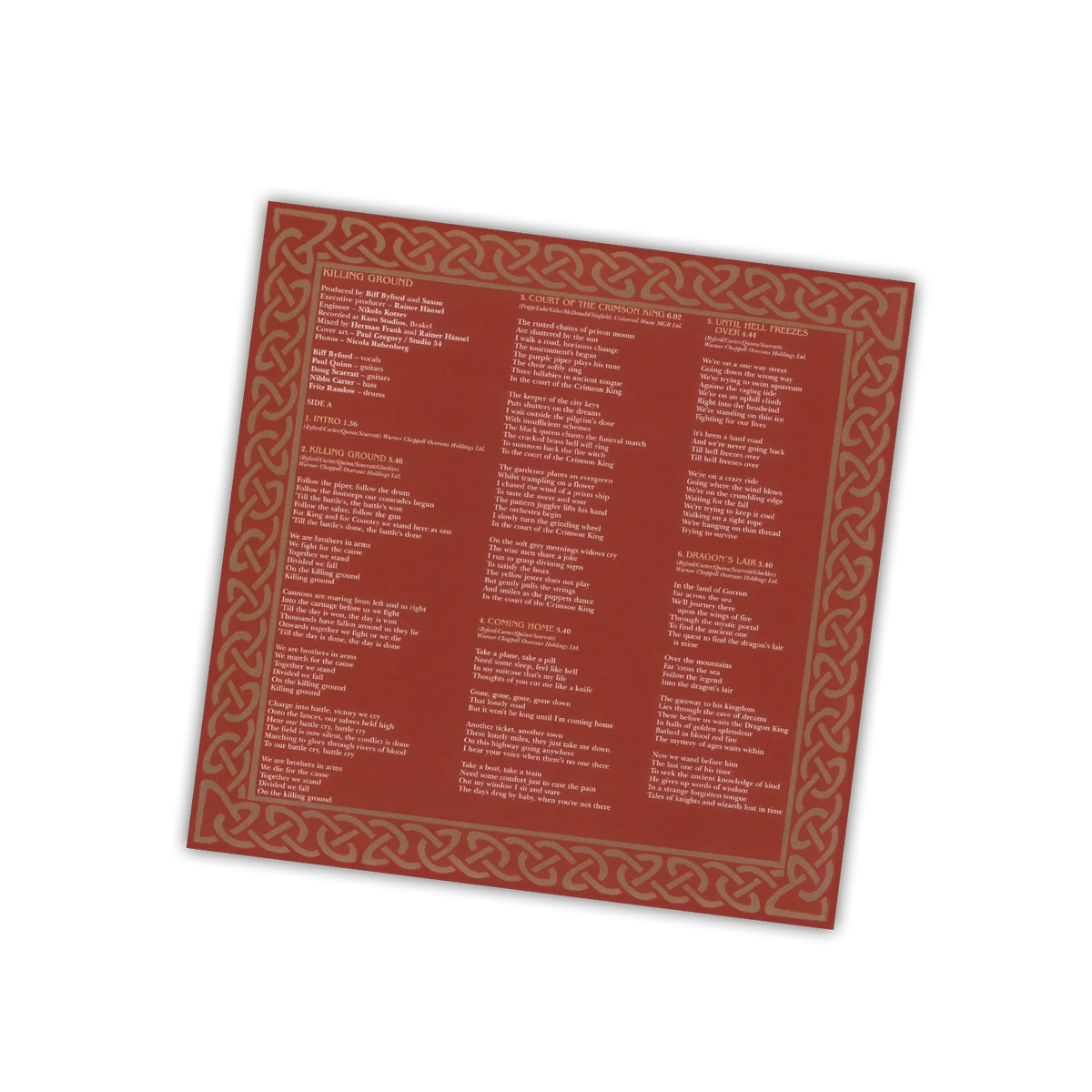 Saxon: Killing Ground - MOVLP3574R